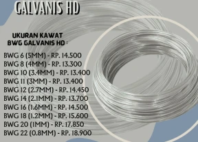 Distributor Kawat BWG Galvanis Kalimantan